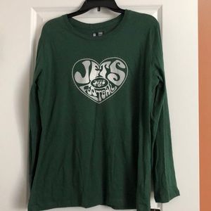 NWT Jets long sleeve shirt